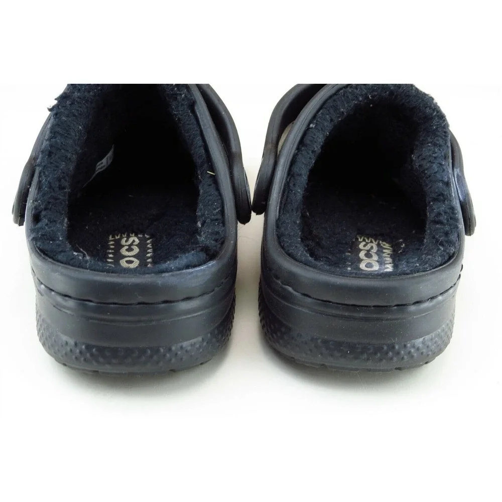 Crocs Toddler Boys Classic Clogs Size 6-7‎ Black Synthetic Easy-On Comfort